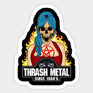 THRASH METAL Sticker